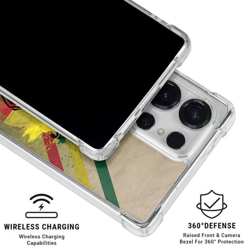 Lion of Judah Shield Galaxy S25 Ultra Clear Case