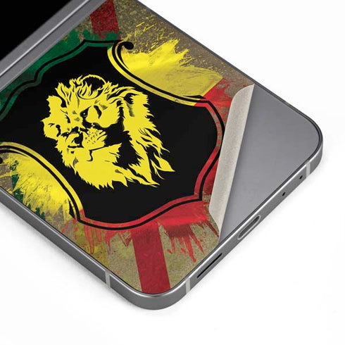 Lion of Judah Shield Galaxy Z Flip6 Skin