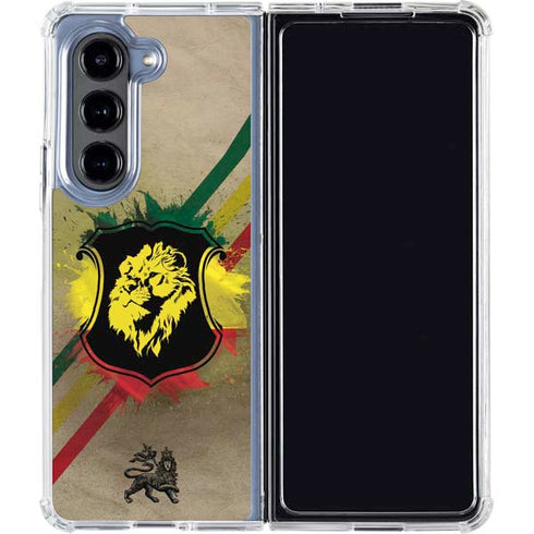 Lion of Judah Shield Galaxy Z Fold5 5G Clear Case