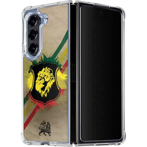 Lion of Judah Shield Galaxy Z Fold5 5G Clear Case
