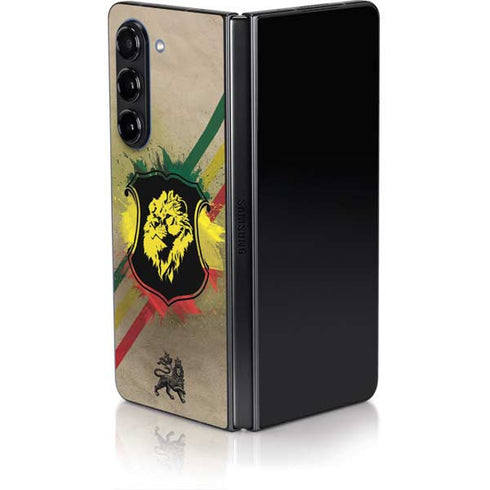 Lion of Judah Shield Galaxy Z Fold5 5G Skin