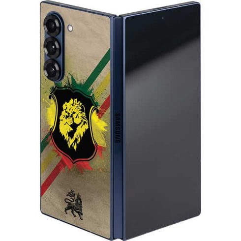 Lion of Judah Shield Galaxy Z Fold6 Skin