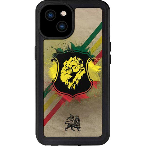 Lion of Judah Shield iPhone 15 Plus Waterproof Case