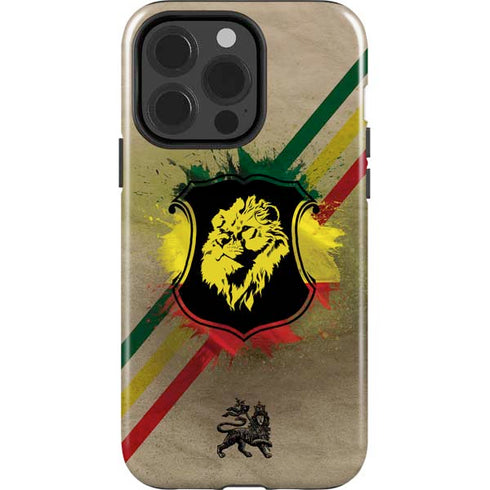 Lion of Judah Shield iPhone 15 Pro Impact Case
