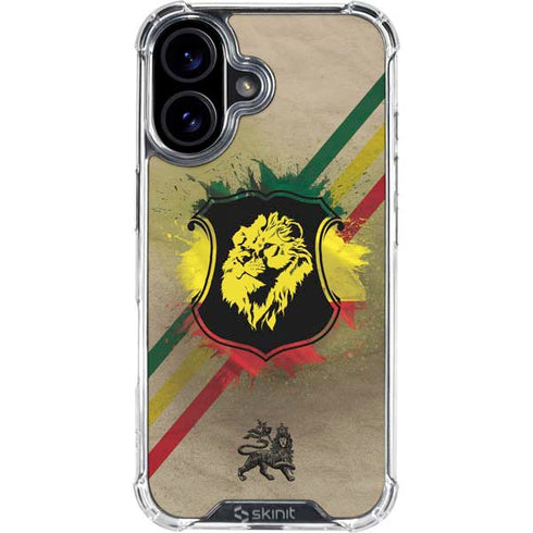 Lion of Judah Shield iPhone 16 Clear Case