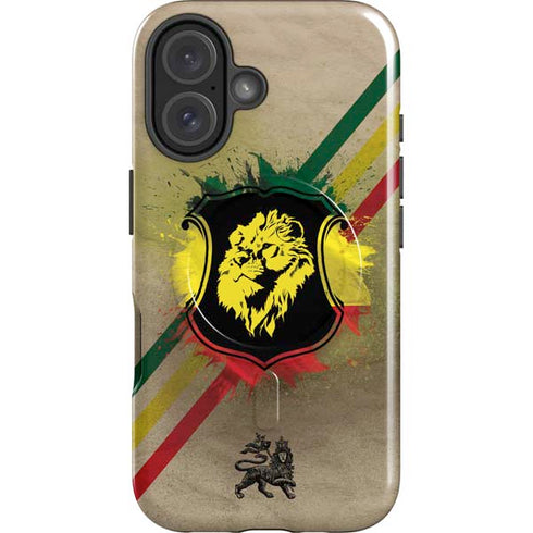 Lion of Judah Shield iPhone 16 Magsafe Impact Case
