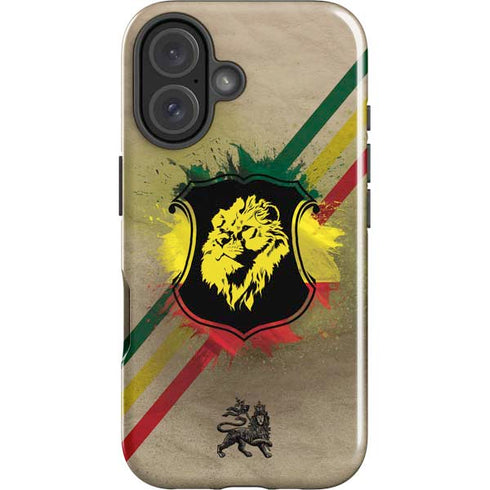 Lion of Judah Shield iPhone 16 Plus Impact Case