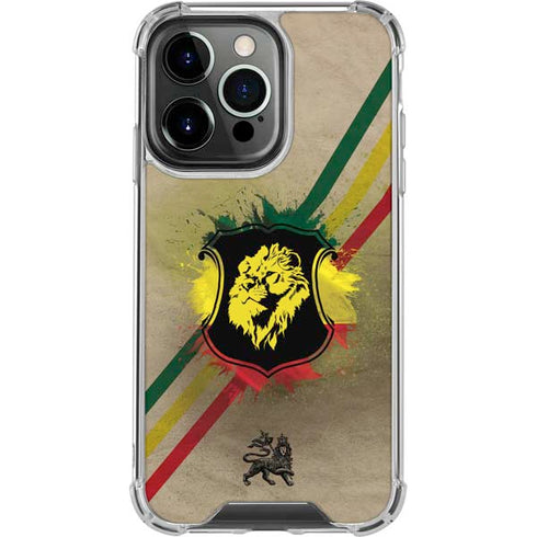 Lion of Judah Shield iPhone 16 Pro Clear Case
