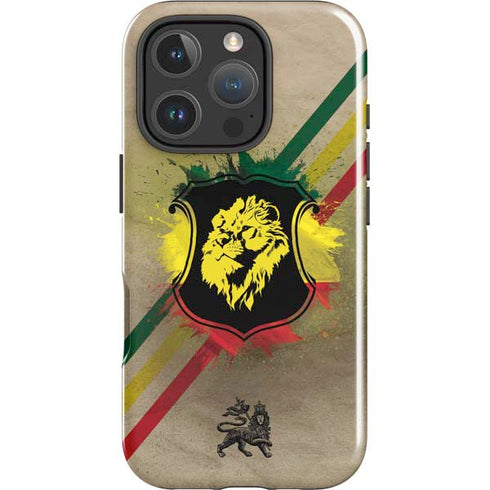 Lion of Judah Shield iPhone 16 Pro Impact Case