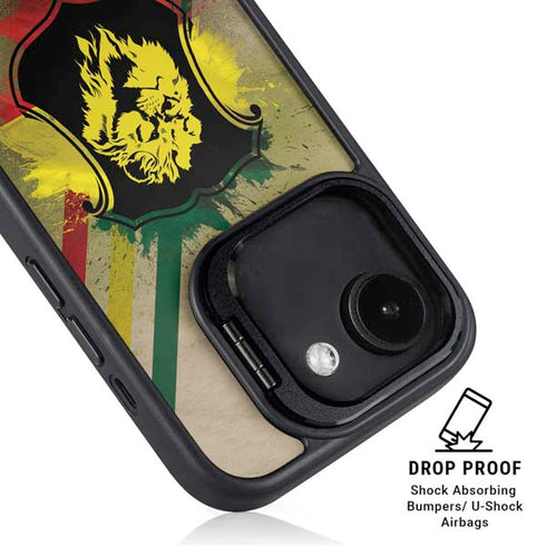 Lion of Judah Shield iPhone 16e Kickstand Case