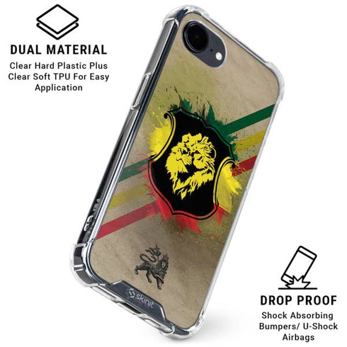 Lion of Judah Shield iPhone 16e Clear Case
