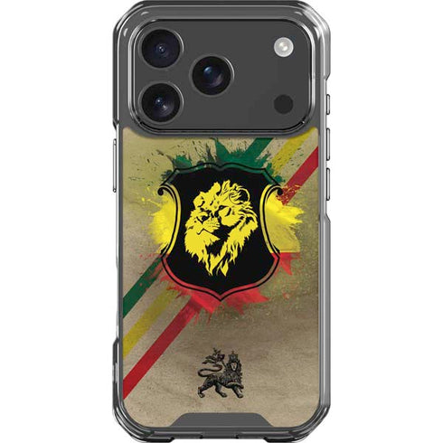 Lion of Judah Shield iPhone 18 Pro Clear Case