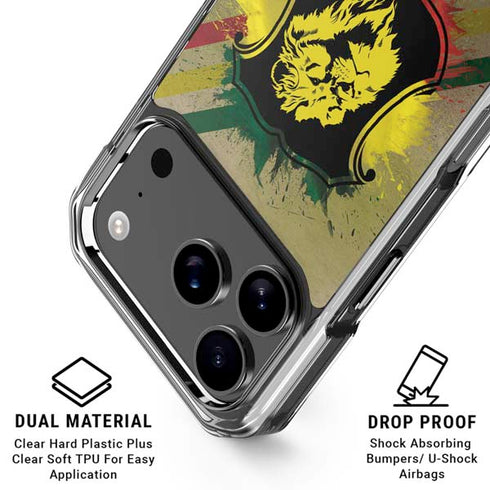 Lion of Judah Shield iPhone 18 Pro Clear Case