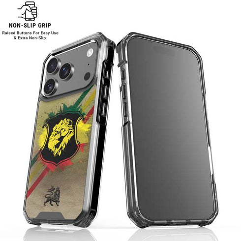 Lion of Judah Shield iPhone 18 Pro Clear Case