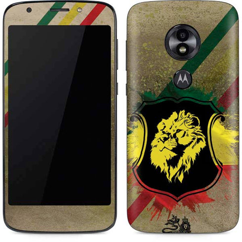Lion of Judah Shield Moto E5 Play Skin