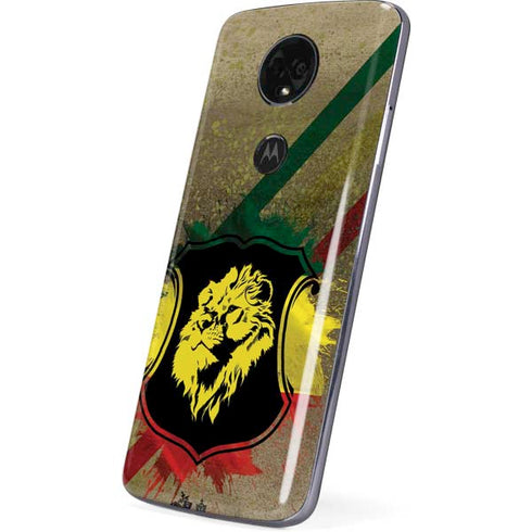 Lion of Judah Shield Moto E5 Plus Skin