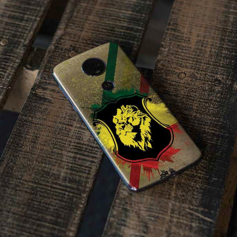 Lion of Judah Shield Moto E5 Plus Skin
