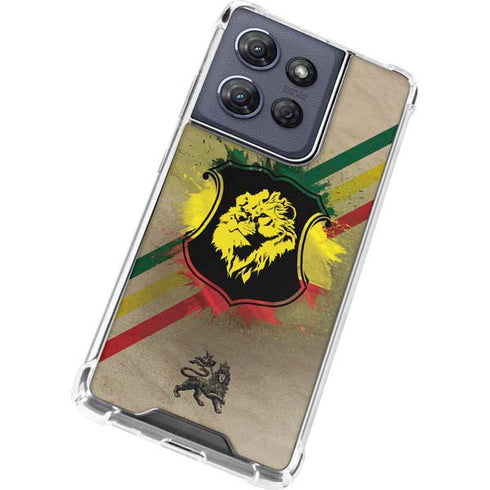 Lion of Judah Shield Moto G 5G (2025) Clear Case