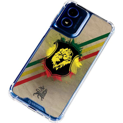 Lion of Judah Shield Moto G 5G (2024) Clear Case