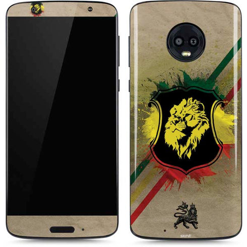 Lion of Judah Shield Moto G6 Skin