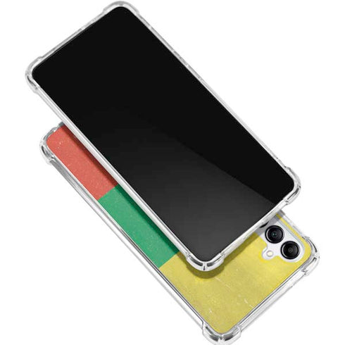 Lithuania Flag Distressed Gabb Phone 4 Clear Case