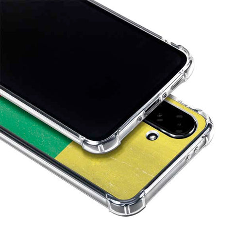 Lithuania Flag Distressed Galaxy A36 5G Clear Case
