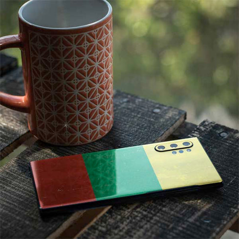 Lithuania Flag Distressed Galaxy Note 10 Plus Skin