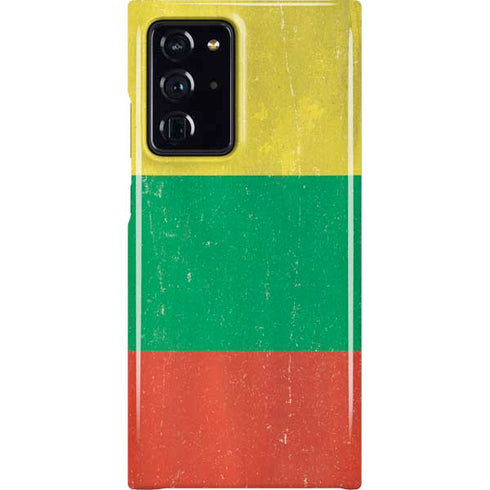 Lithuania Flag Distressed Galaxy Cases