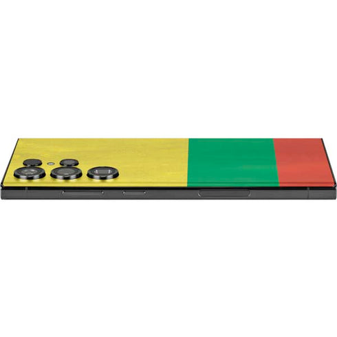Lithuania Flag Distressed Galaxy Skins