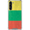 Lithuania Flag Distressed Galaxy S24 FE Clear Case