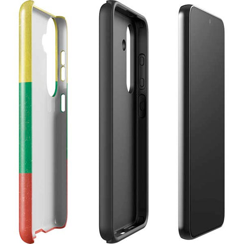 Lithuania Flag Distressed Galaxy S25 Impact Case