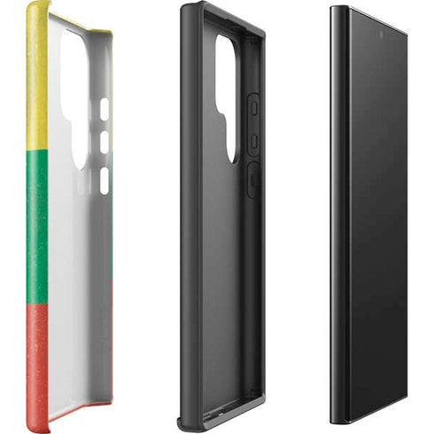 Lithuania Flag Distressed Galaxy S25 Ultra Impact Case