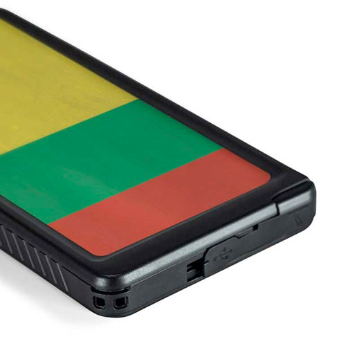 Lithuania Flag Distressed Galaxy S24 Ultra Waterproof Case