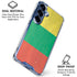 Lithuania Flag Distressed Galaxy S25 Clear Case