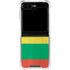 Lithuania Flag Distressed Galaxy Z Flip6 Clear Case