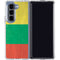 Lithuania Flag Distressed Galaxy Z Fold5 5G Clear Case