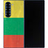 Lithuania Flag Distressed Galaxy Z Fold6 Skin