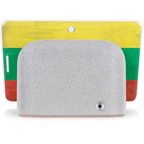 Lithuania Flag Distressed Google Home Hub Skin