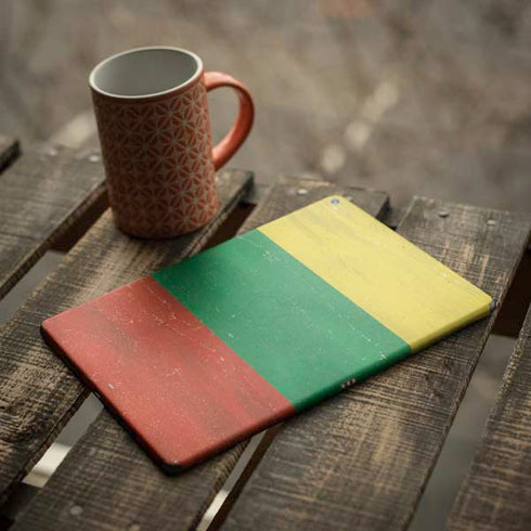 Lithuania Flag Distressed iPad Skins