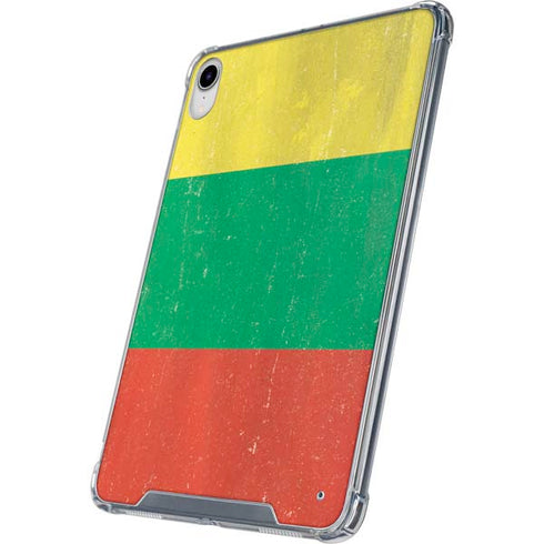 Lithuania Flag Distressed iPad 11th Gen (2025) Clear Case