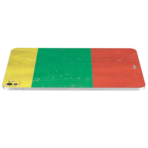 Lithuania Flag Distressed iPad Pro 13in M4 (2024) Skin