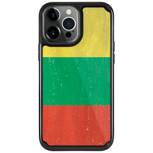 Lithuania Flag Distressed iPhone Cases