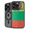Lithuania Flag Distressed iPhone 14 Pro Max Kickstand Case