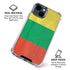 Lithuania Flag Distressed iPhone 15 Clear Case