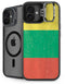 Lithuania Flag Distressed iPhone 16 Kickstand Case