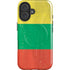 Lithuania Flag Distressed iPhone 16 Plus Magsafe Impact Case
