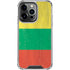 Lithuania Flag Distressed iPhone 16 Pro Clear Case