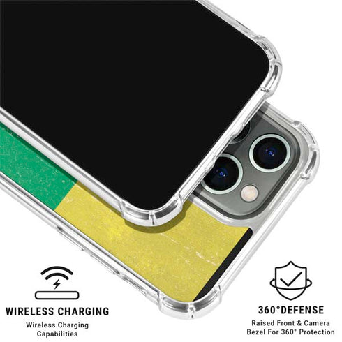 Lithuania Flag Distressed iPhone 16 Pro Clear Case