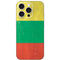 Lithuania Flag Distressed iPhone 16 Pro Skin