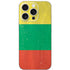 Lithuania Flag Distressed iPhone 16 Pro Skin
